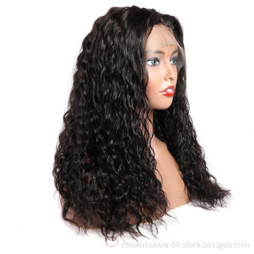 Mink Brazilian Cuticle Aligned Water Wet and Wavy Hair Wigs,Human Hair Lace Front Wig